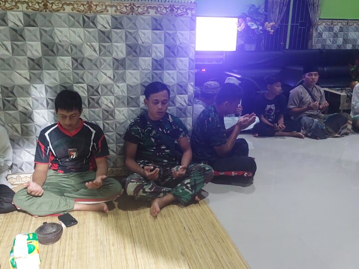 Satgas TMMD Kodim 1015/Sampit Hadiri Acara Selamatan di Lokasi TMMD ke 123.