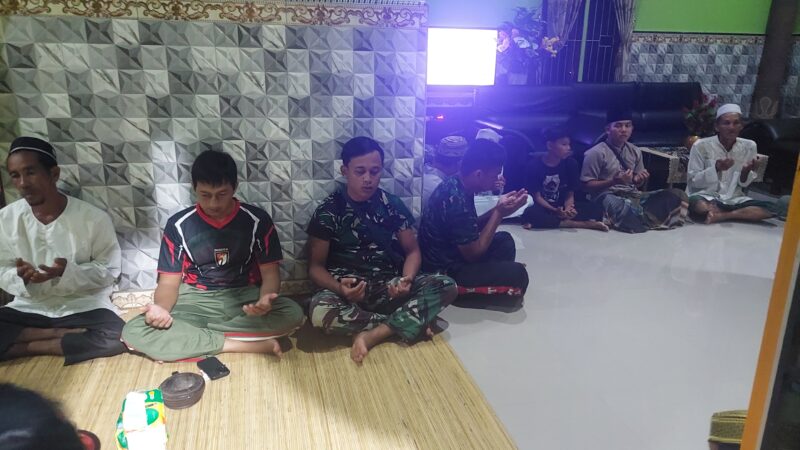 Satgas TMMD Kodim 1015/Sampit Hadiri Acara Selamatan di Lokasi TMMD ke 123.