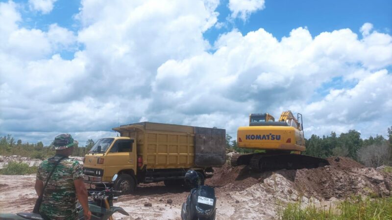 Kebut Pengerjaan Fisik, Satgas TMMD Reg ke-123 Abaikan Rasa Lelah.