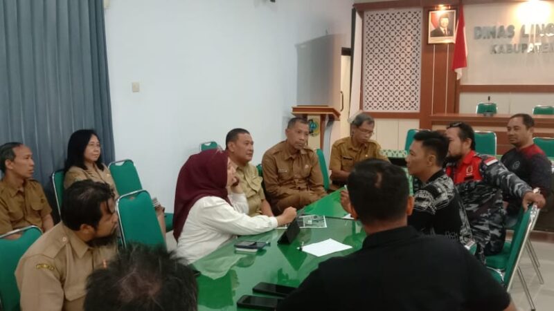 Peduli Lingkungan, DLH Tulungagung Terima Audiensi LSM GMAS