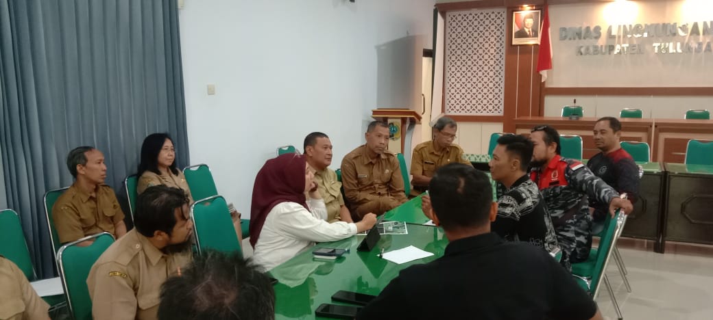 Peduli Lingkungan, DLH Tulungagung Terima Audiensi LSM GMAS