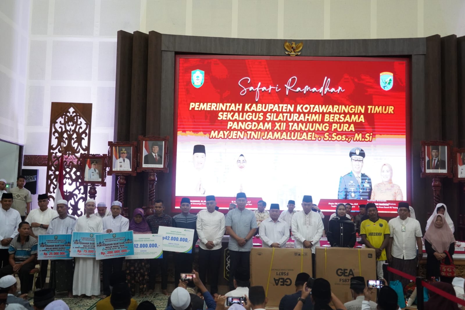 Pangdam XII/Tpr Tingkatkan Silahturahmi Melalui Safari Ramadhan