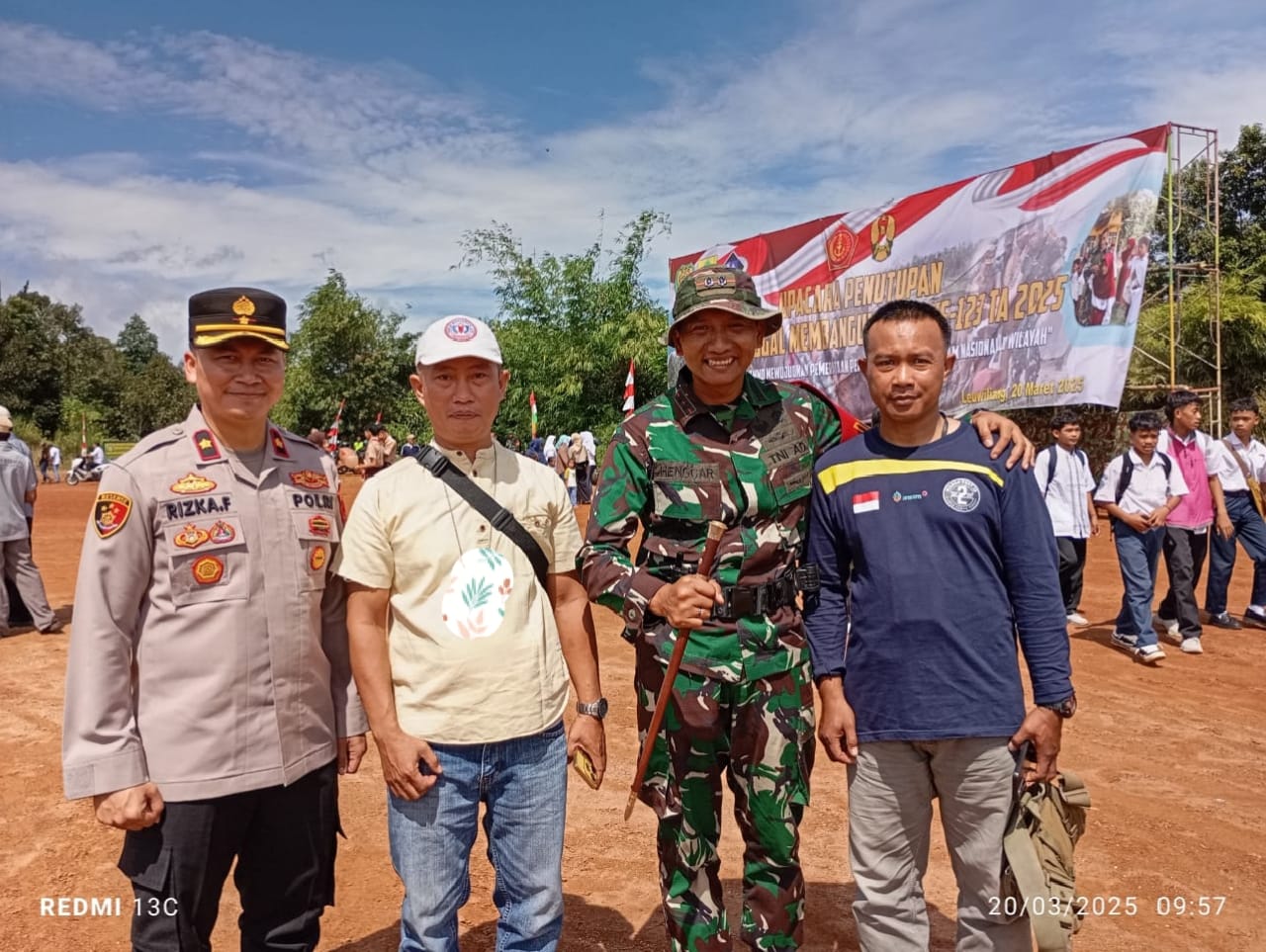 FWJI Korwil Bogor Apresiasi Dandim Letkol Inf Henggar Tri Wahono, S.H., M.H. Pada Program TMMD ke 123 Tahun 2025 Kodim 0621/Kab Bogor