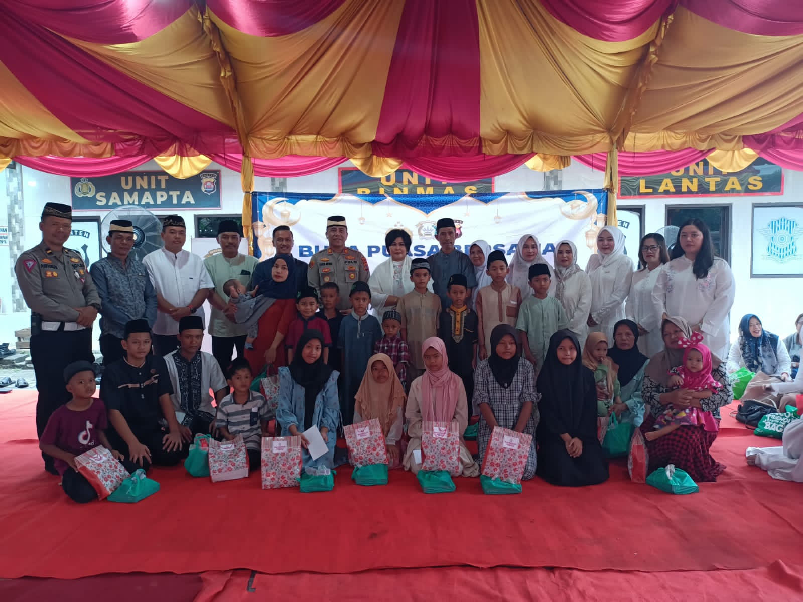 Berbagi di Bulan Ramadhan, Kapolsek Tigaraksa Laksanakan Buka Puasa Bersama dan Santunan Anak Yatim