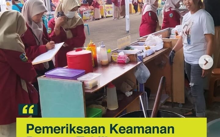 Dinas Kesehatan Kabupaten Pacitan Melakukan Pemeriksaan Keamanan Pangan Takjil Ramadan 1446 H.