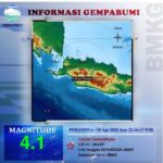 Telah Terjadi Gempa Di Kota Bogor, Jawa Barat, 4,1 Magnitude