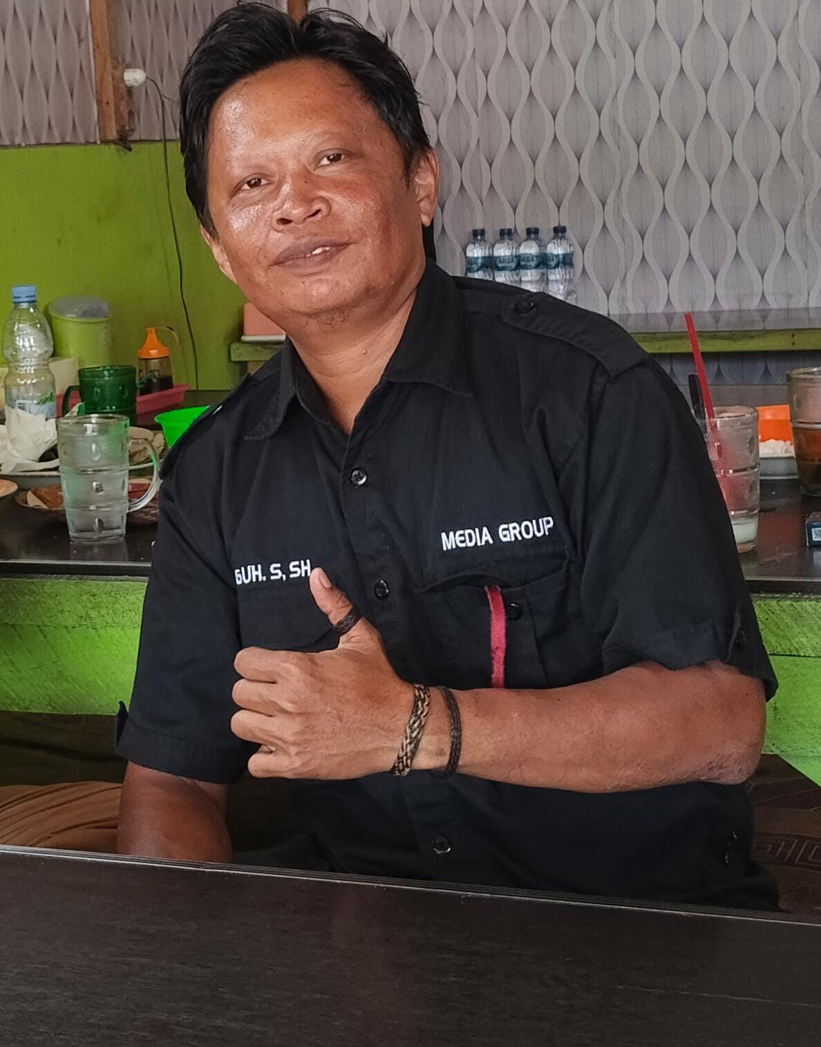 Romi Lase Oknum Satpam Dinas PUPR Kobar Dulu Diberitakan Arogan, Kemudikan Mobdin PUPR Terbalik di Jalan Kota Pangkalan Bun.