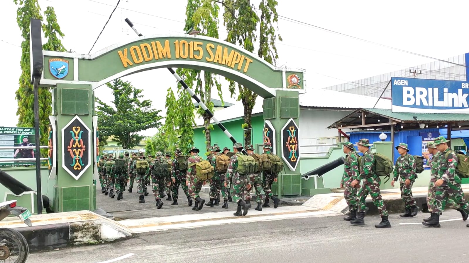 Bina Fisik Prajurit, Kodim 1015/Sampit Gelar Latihan Hanmars Program PSJM TA.2025