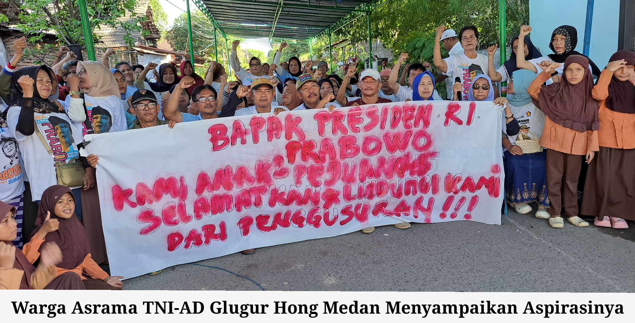 Forum Warga Peduli Asrama TNI-AD Gelugur Hong Medan Resah Atas Sikap Kodam l Bukit Barisan