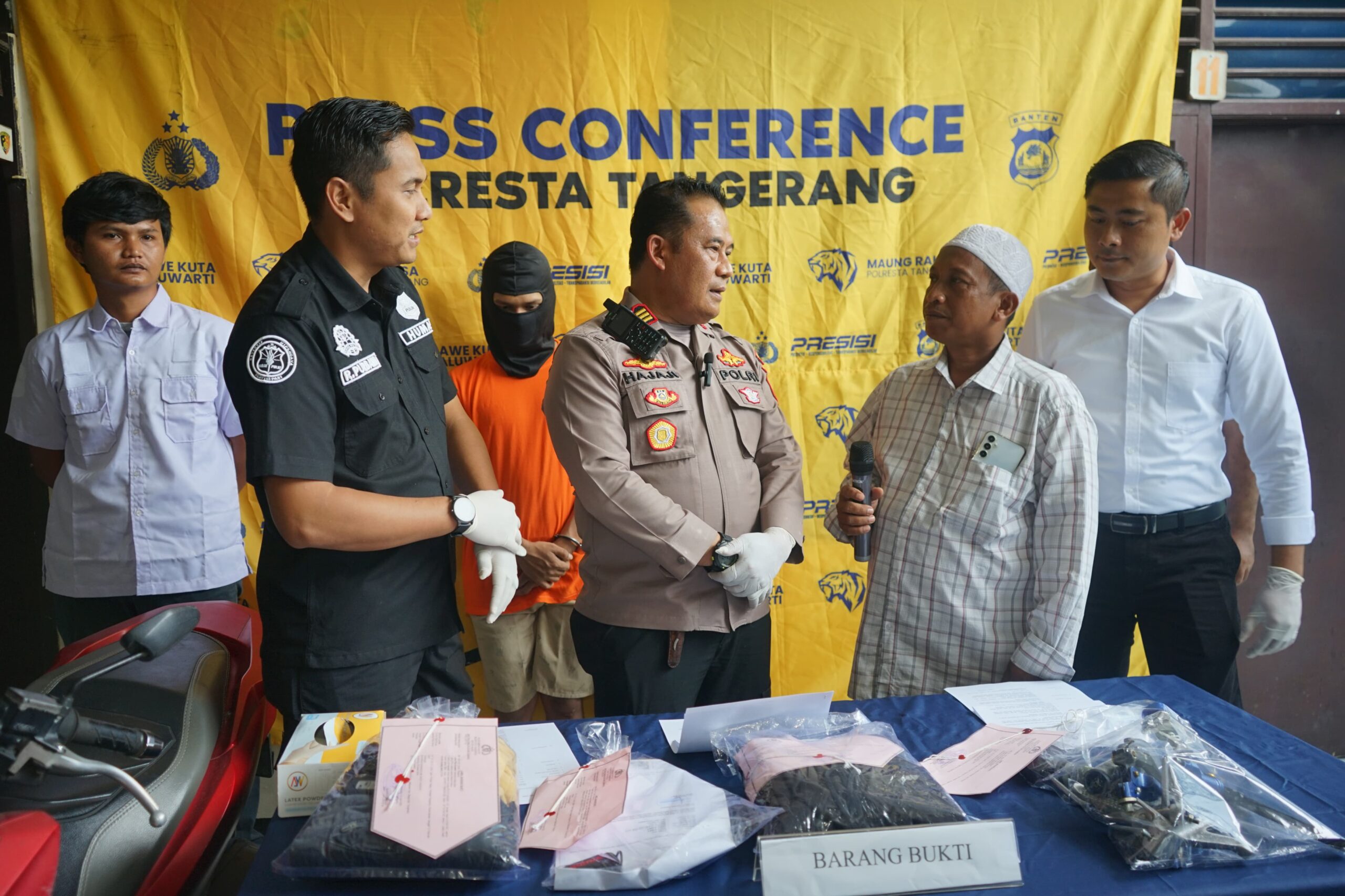 Desa Mekarsari Apresiasi Quick Respon Polsek Rajeg dalam Ungkap Kasus Pencurian dengan Kekerasan