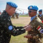 Satgas BGC 39-F MONUSCO Menggelar Upacara Medal Parade