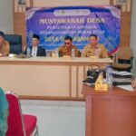 Sosialisasi Musdes Koperasi Merah Putih Di Desa Singabangsa.
