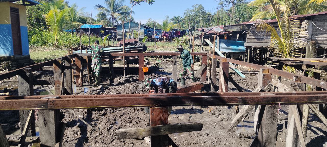 Sukseskan Program TMMD Ke-124 TA 2025, Kodim 1710/Mimika Mulai Menggelar Kegiatan Pra TMMD Guna Capai Progres