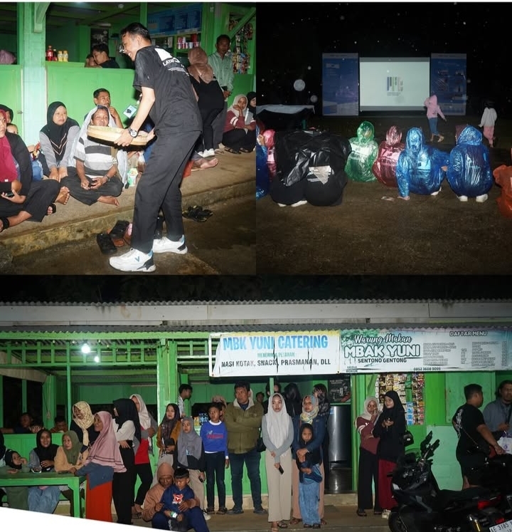 Antusiasme Warga Dadapan Tak Terbendung Meski Diguyur Hujan, Menyaksikan Pemutaran Perdana “Layar Kembali Ditancap”