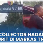 Aksi Premanisme Oknum Debt Collector Menghadang Anggota TNI di Kawasan Kodam V Brawijaya Surabaya, Diduga Dapat Backing Oknum Militer
