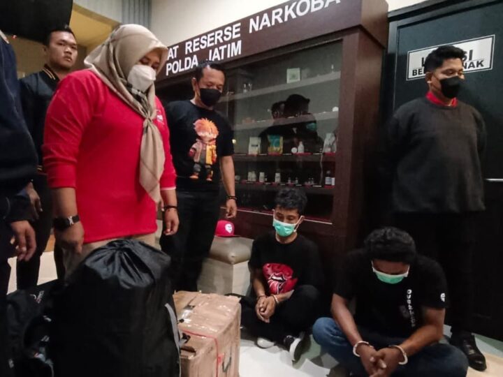 Barbuk 22 Kg Sabu Dalam Kotak Makanan, Jaringan Sindikat Timur Tengah Dibongkar Polda Jatim.