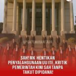 MK Putuskan Pasal Pencemaran Nama Baik dalam UU ITE Tidak Berlaku untuk Lembaga atau Kelompok Tertentu