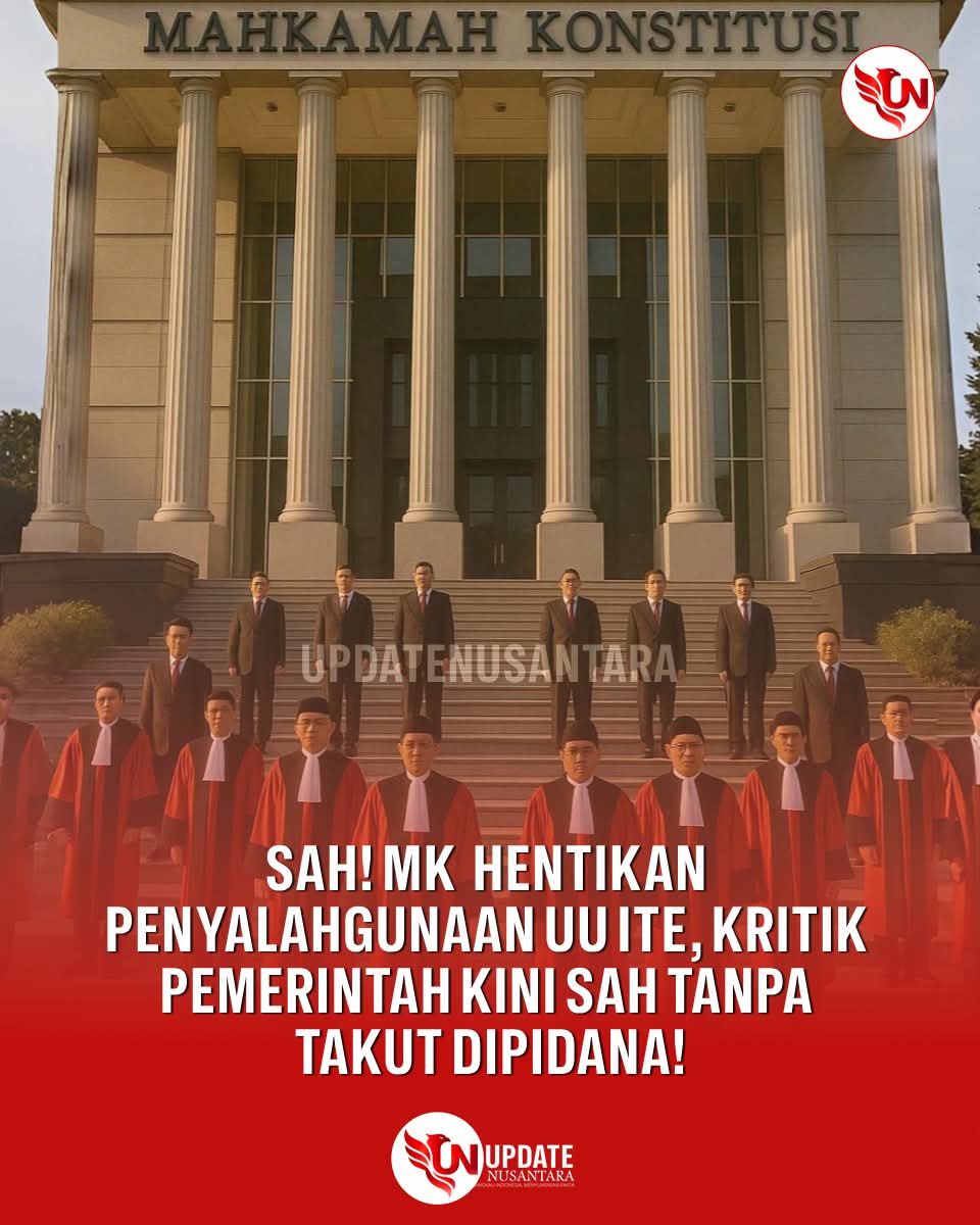 MK Putuskan Pasal Pencemaran Nama Baik dalam UU ITE Tidak Berlaku untuk Lembaga atau Kelompok Tertentu