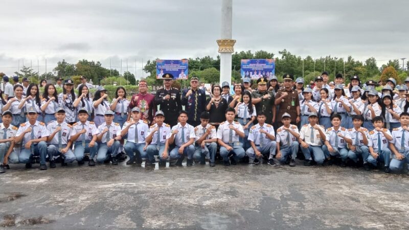 Wakili Dandim 1016/Plk, Pabung Kodim 1016/Palangka Raya Hadiri Upacara Hardiknas 2025