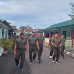 Personil Kodim 1015/Sampit Laksanakan Olahraga Bersama