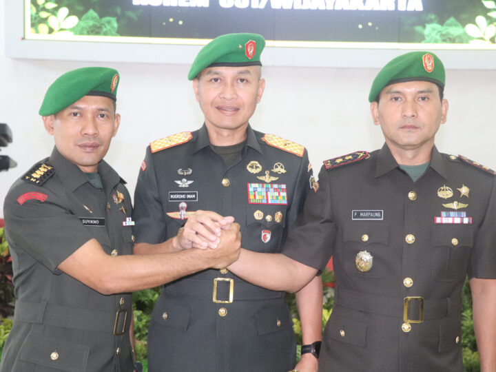 Danrem 051/WKT Pimpin Sertijab Dandim dan Kasi Korem 051/WKT