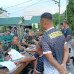 Korem 102/Pjg Gelar Uji Siap Jasmani Militer Bagi Prajurit Yang Naik Pangkat