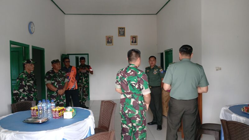 Komandan Kodim 1015/Sampit Dampingi Tim Dalprog Kodam XII/Tpr Meninjau Kesiapan Bangunan Koramil Seruyan Raya