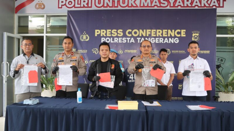 Polresta Tangerang Ungkap Kasus Penipuan Lowongan Kerja Fiktif, Jajaran Resmob Satreskrim Dapat Apresiasi Masyarakat