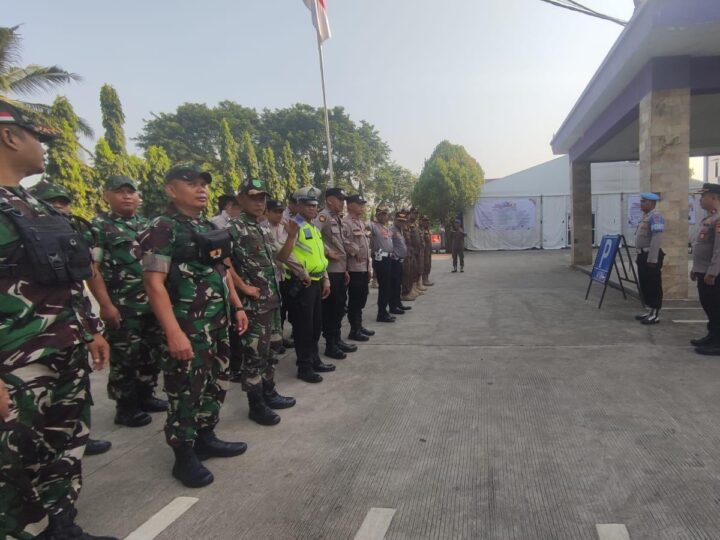 Apel Pengamanan Naker Fest Dinskaer Kabupaten Tangerang Oleh Kapolsek Balaraja