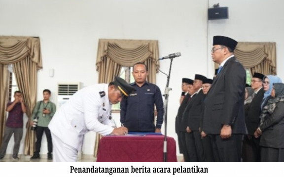 Setelah Proses Dan Kajian Akhirnya Bupati Deli Serdang dr.H.Asri Ludin Tambunan M.Ked (PD) Sp.PD Lakukan Mutasi 113 Pejabat Fungsional Dan Administrator