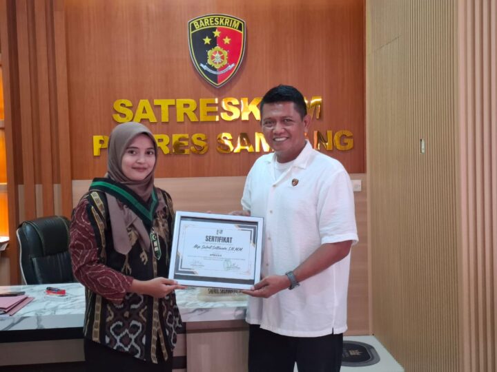 Korps HMI-Wati Sampang Mengapresiasi Kinerja Polres Atas Penanganan Kasus KDRT.