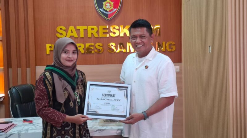 Korps HMI-Wati Sampang Mengapresiasi Kinerja Polres Atas Penanganan Kasus KDRT.