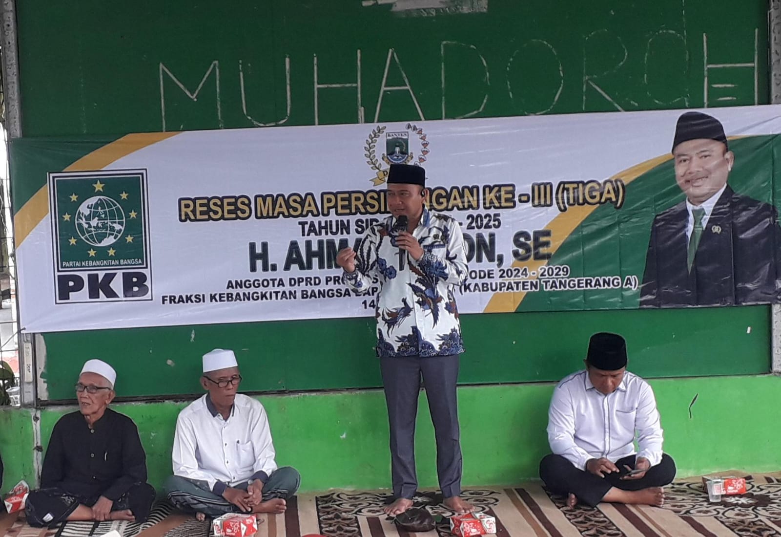 Kunjungan Masa Persidangan ke III (Tiga) Tahun H.Muhamad Imbron S.E, Anggota Praksi dari DPRD Partai PKB Provinsi Banten Masa Jabatan Periode 2024 s/d 2029.