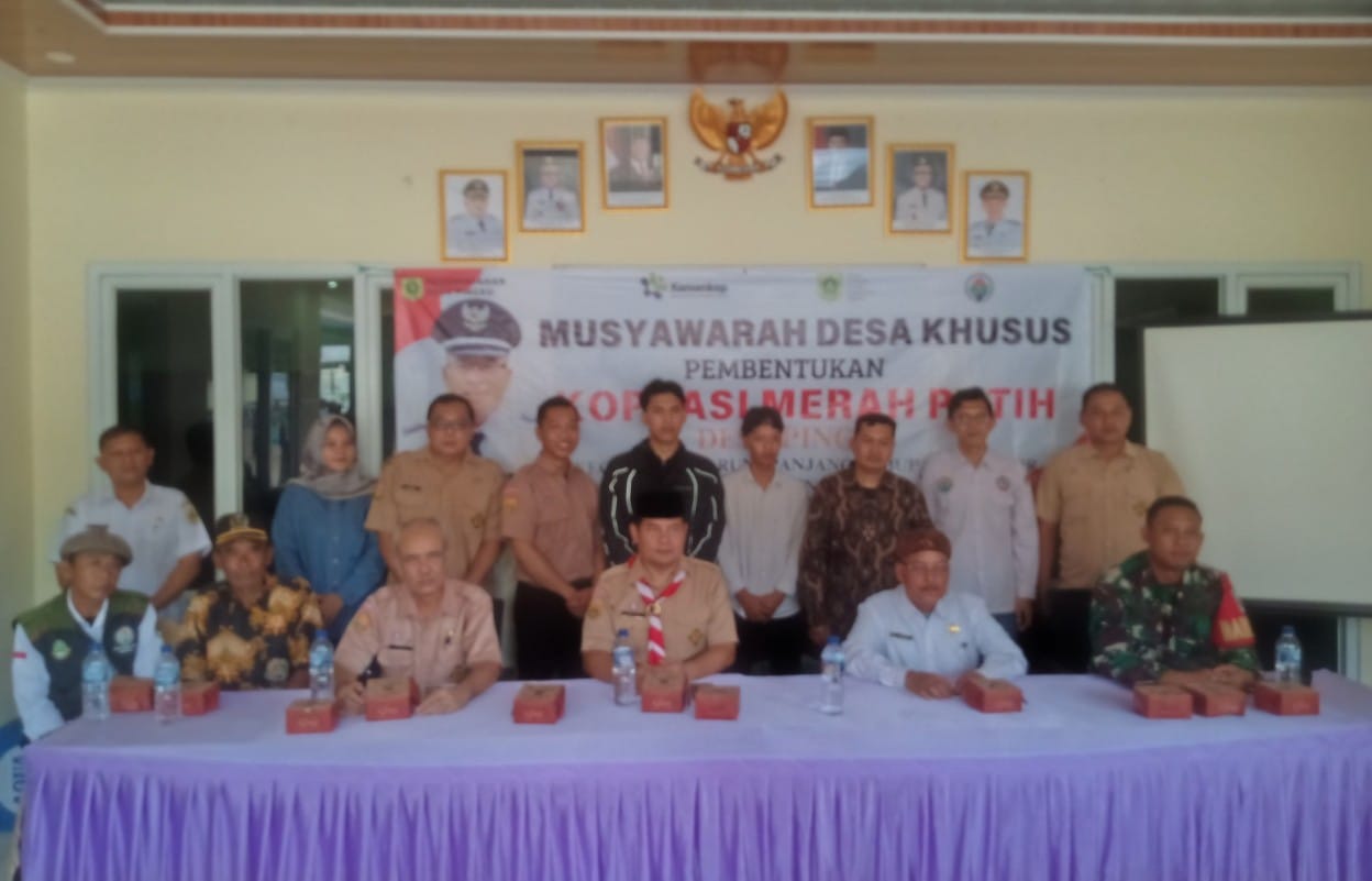 Pemdes Pingku Gelar Musdes Dalam Rangka Pembentukan Koperasi Desa Merah Putih