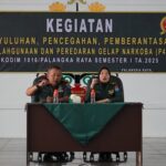 Perangi Narkoba, Kodim 1016/Plk Gelar Penyuluhan, Pencegahan Pemberantasan, Penyalahgunaan dan Peredaran Gelap Narkoba