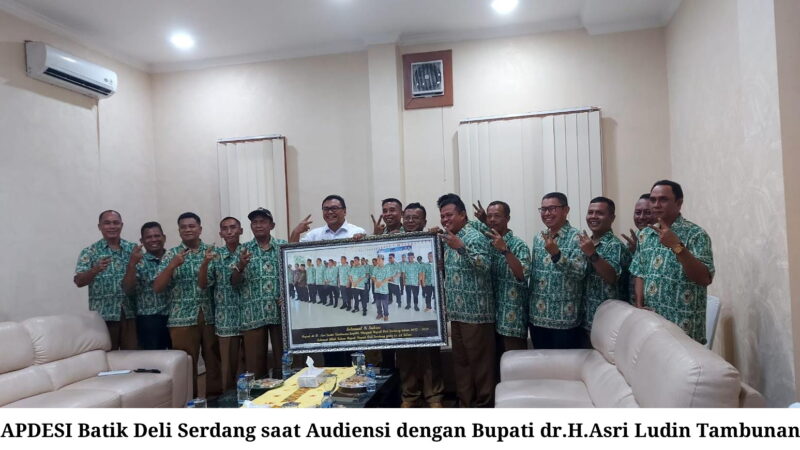 Bupati Deli Serdang Terima Audiensi APDESI Batik, Bahas Sinergitas Visi-Misi Dan Pendampingan Hukum Bagi Kepala Desa