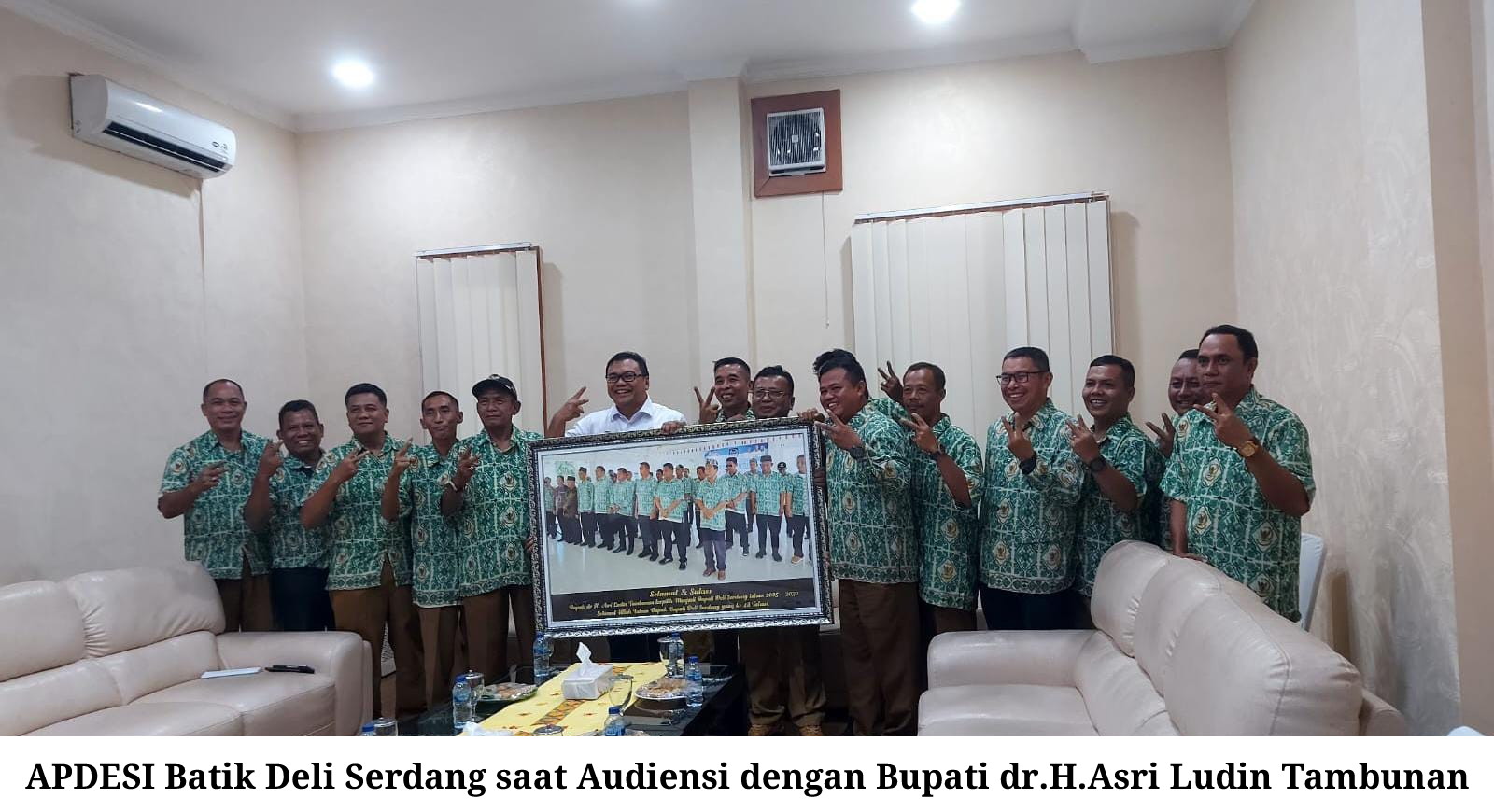 Bupati Deli Serdang Terima Audiensi APDESI Batik, Bahas Sinergitas Visi-Misi Dan Pendampingan Hukum Bagi Kepala Desa