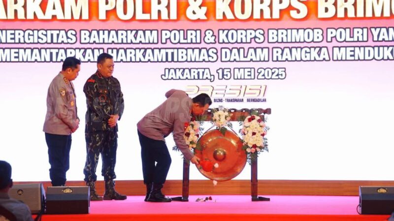 Kapolri Pimpin Pembukaan Rakernis Baharkam dan Korbrimob Polri