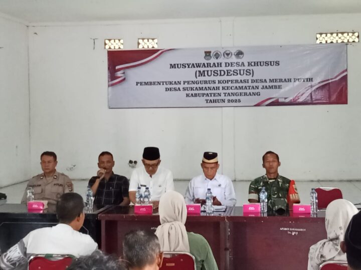 Pembentukan Koperasi Merah Putih Desa Sukamanah Kecamatan Jambe