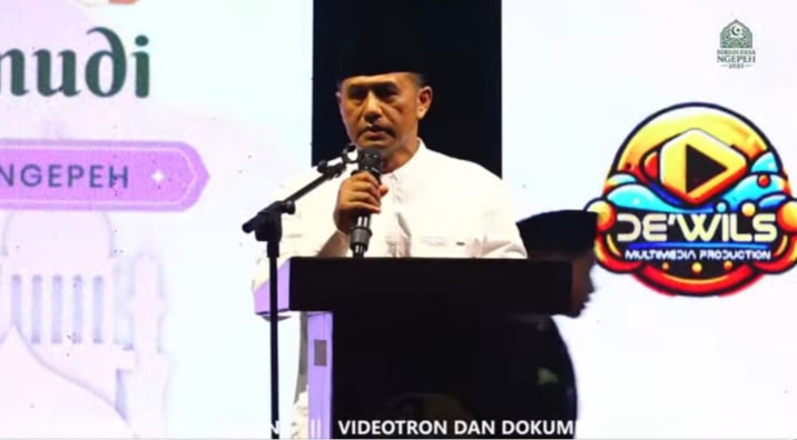 Gelar Pengajian Akbar, Tandai Kesuksesan Bersih Desa Ngepeh Tulungagung