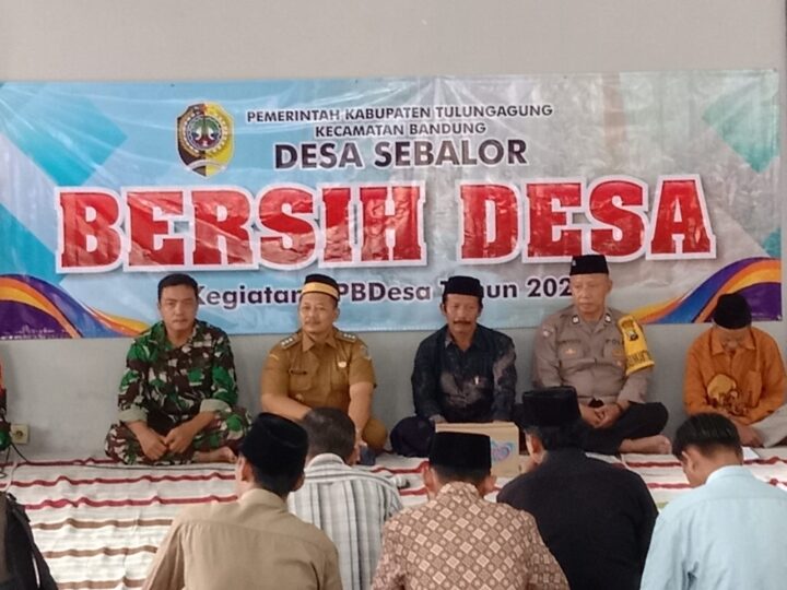 Ratusan Warga Desa Sebalor Tulungagung Laksanakan Bersih Desa