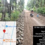 Pavingisasi Jalan Poros Desa Ngulanwetan – Gembleb Trenggalek Dibongkar.