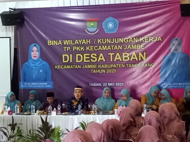 Binwil Kunjungan Kerja TP. PKK Desa Taban Kecamatan Jambe Tanggerang