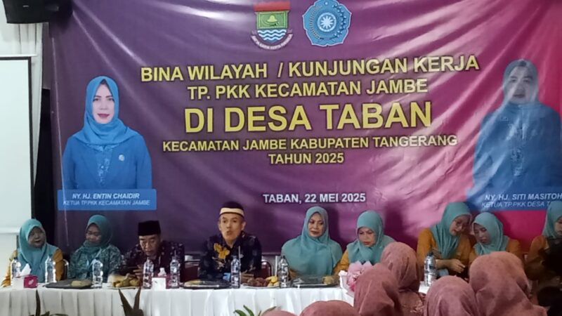 Binwil Kunjungan Kerja TP. PKK Desa Taban Kecamatan Jambe Tanggerang