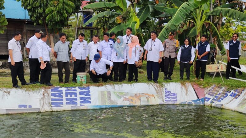 Polsek Sabangau Amankan Kunjungan Kerja Wakil Menteri KKP RI di Pemancingan Datu Mangku