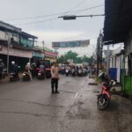 Polsek Rajeg Lakukan Strong Point Pagi Hari Sebagai Bentuk Pelayanan Terhadap Pengguna Jalan Raya