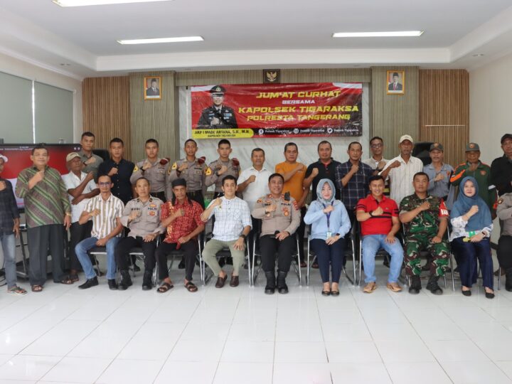 Polsek Tigaraksa Gelar Jum’at Curhat, Wadah Aspirasi dan Kolaborasi dengan Masyarakat