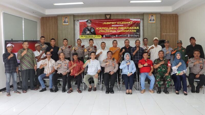 Polsek Tigaraksa Gelar Jum’at Curhat, Wadah Aspirasi dan Kolaborasi dengan Masyarakat