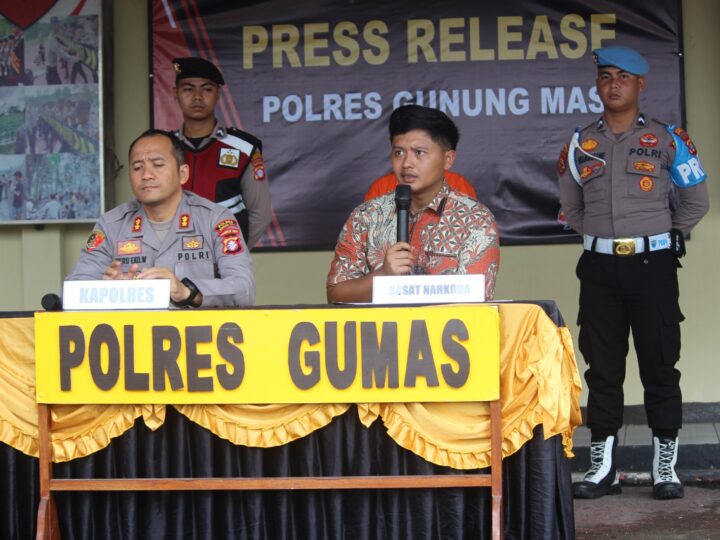 Satnarkoba Polres Gumas Bekuk Residivis Pelaku Pengedar Narkoba di Pilang Munduk