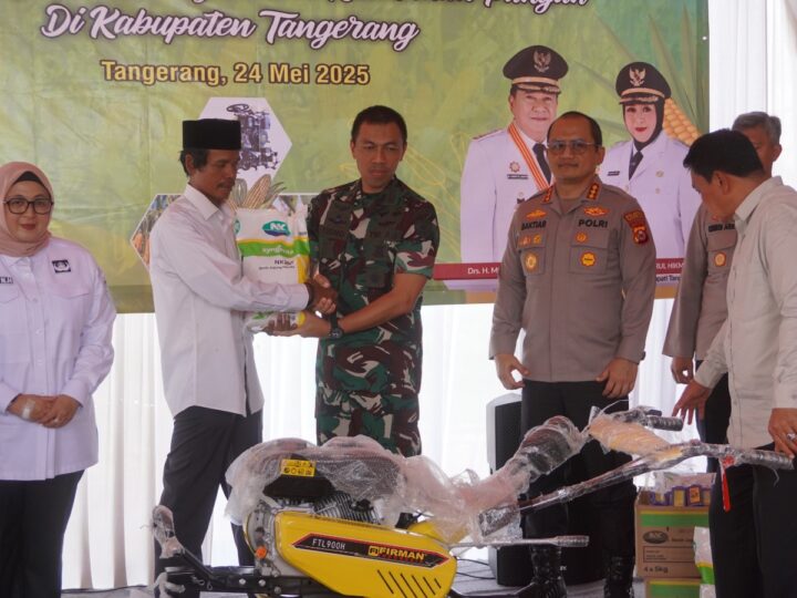 Dandim dan Kapolresta Tangerang Tanam Jagung Hibrida, Dorong Kemandirian Pangan Desa